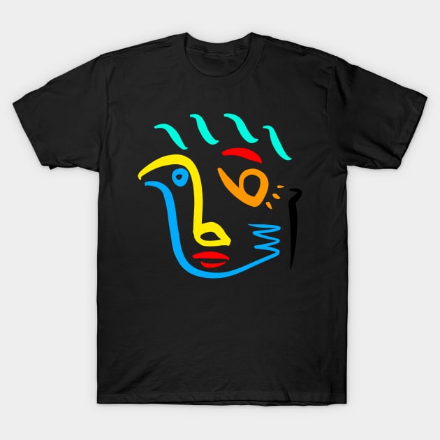 face T-Shirt by Angel Rivas